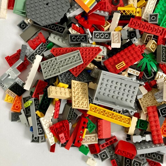 Large LEGO Brick Lot 3 lb, 4 oz Assorted Building Blocks Legos Vintage - Picture 2 of 10